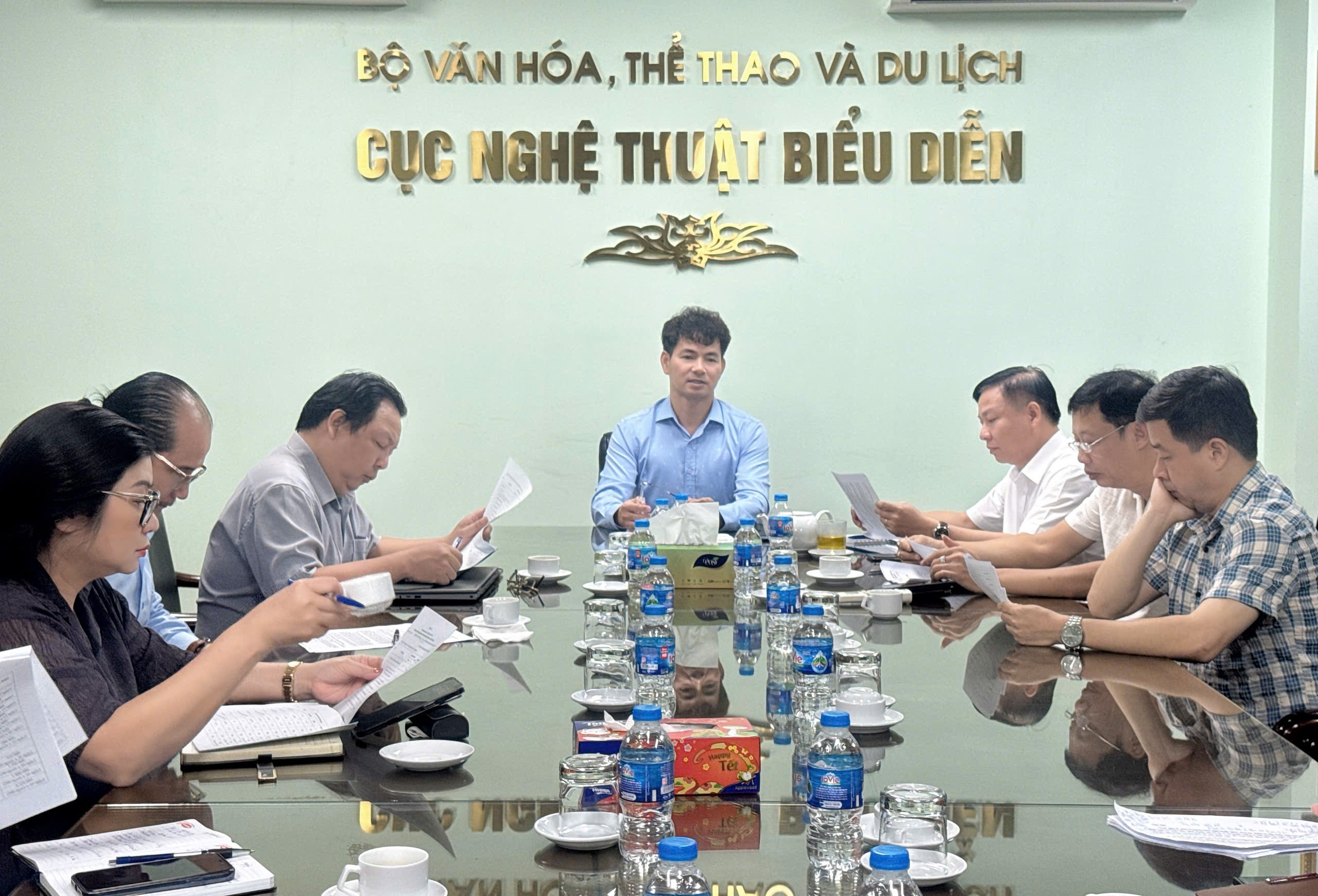 Tăng tốc, đẩy nhanh tiến độ xây dựng Thông tư quy định định mức kinh tế - kỹ thuật cho chương trình nghệ thuật phục vụ nhiệm vụ chính trị, đối ngoại