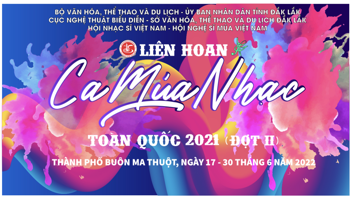 THÔNG CÁO BÁO CHÍ  Liên hoan Ca Múa Nhạc toàn quốc - 2021 (Đợt 2)