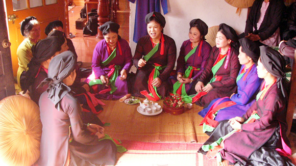 Bắc Ninh: Phục dựng nhà chứa quan họ theo hình thức truyền thống kiểu cổ