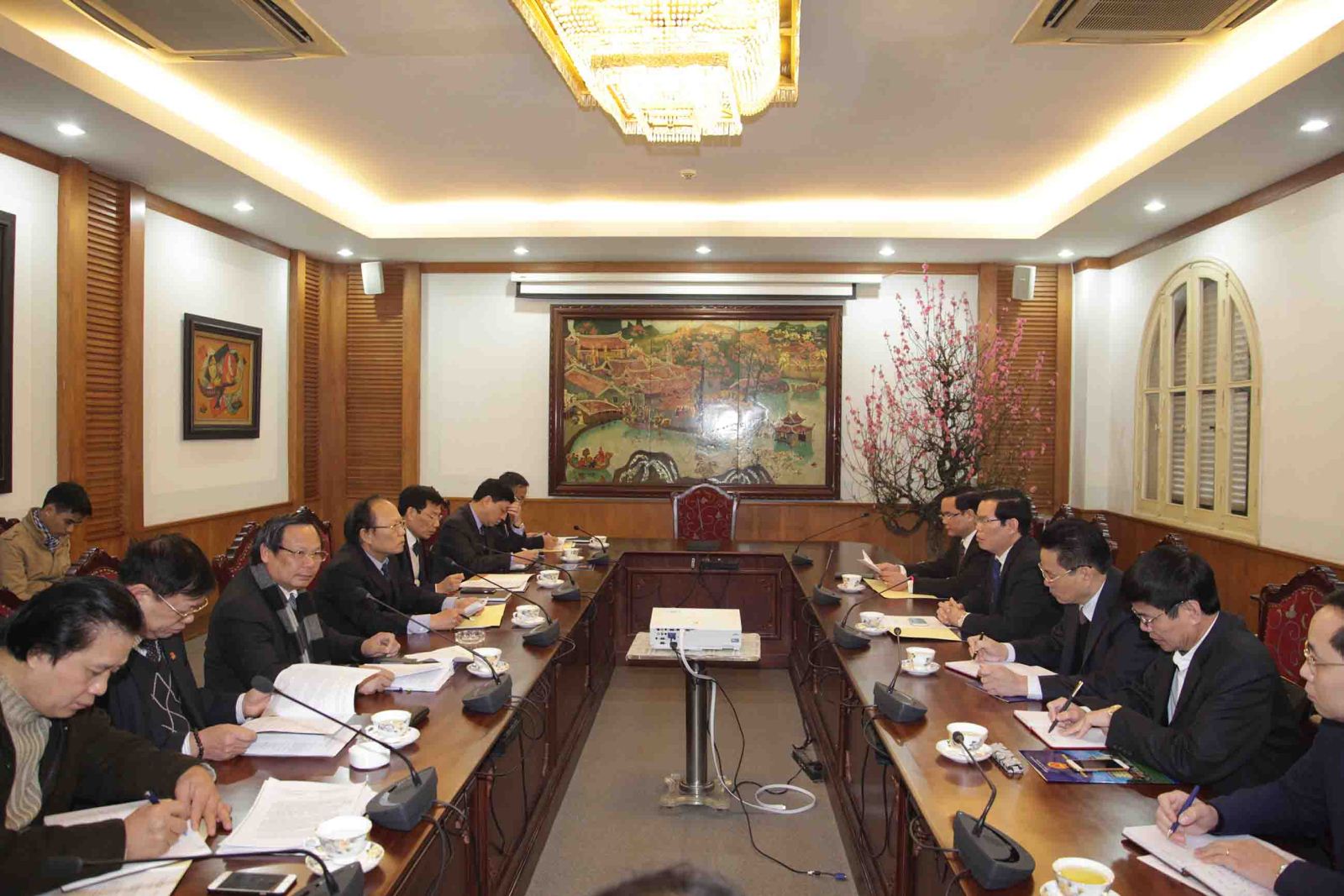 Bộ trưởng Hoàng Tuấn Anh làm việc với lãnh đạo UBND tỉnh Hà Giang
