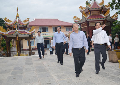Bộ trưởng Hoàng Tuấn Anh thăm và làm việc tại Tây Ninh