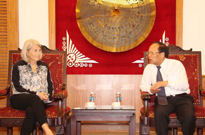 Bộ trưởng Hoàng Tuấn Anh tiếp Đại sứ Đan Mạch tại Việt Nam