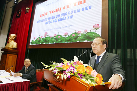 Bộ VHTTDL: Giới thiệu Thứ trưởng Nguyễn Ngọc Thiện ứng cử Đại biểu Quốc hội khóa XIV