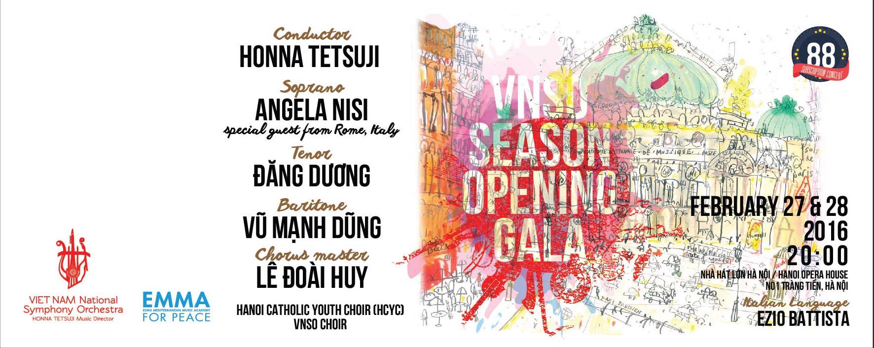 Chương trình hòa nhạc “VNSO Season Opening Gala”