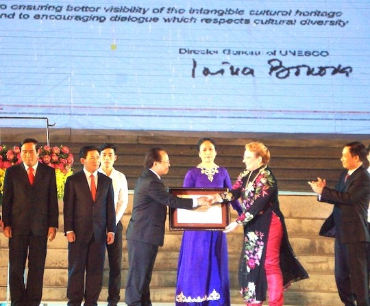 Dân ca Ví, Giặm Nghệ Tĩnh đón nhận bằng di sản của UNESCO