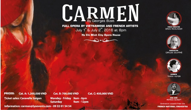 ​Dàn dựng vở kịch opera “Carmen” tại Việt Nam