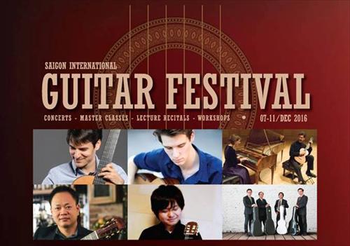 Đón nghệ sĩ quốc tế biểu diễn trong khuôn khổ Liên hoan Guitar quốc tế “Saigon International Guitar Festival 2016”