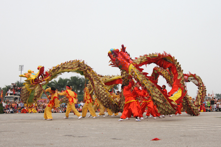 Hà Nội: Liên hoan múa Rồng 2014