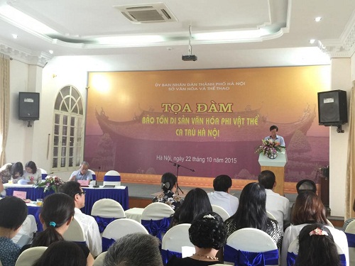 Hà Nội: Tọa đàm Bảo tồn di sản văn hóa phi vật thể Ca trù