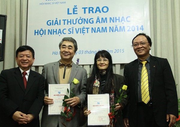 Hội Nhạc sĩ Việt Nam: Trao Giải thưởng Âm năm 2014