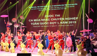 Ngày 10/9: Khai mạc Cuộc thi nghệ thuật Ca múa nhạc chuyên nghiệp toàn quốc đợt 2 - 2015