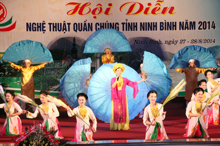 Ninh Bình: Tổ chức Hội diễn nghệ thuật quần năm 2014