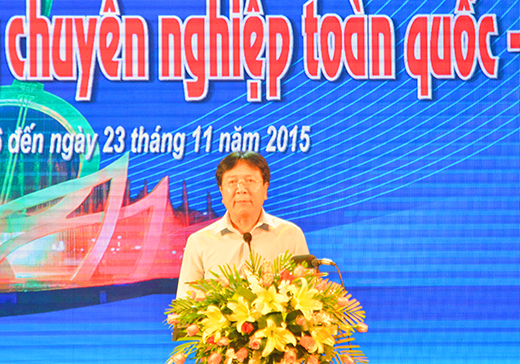 Thứ trưởng Vương Duy Biên dự khai mạc cuộc thi Nghệ thuật sân khấu cải lương chuyên nghiệp toàn quốc năm 2015