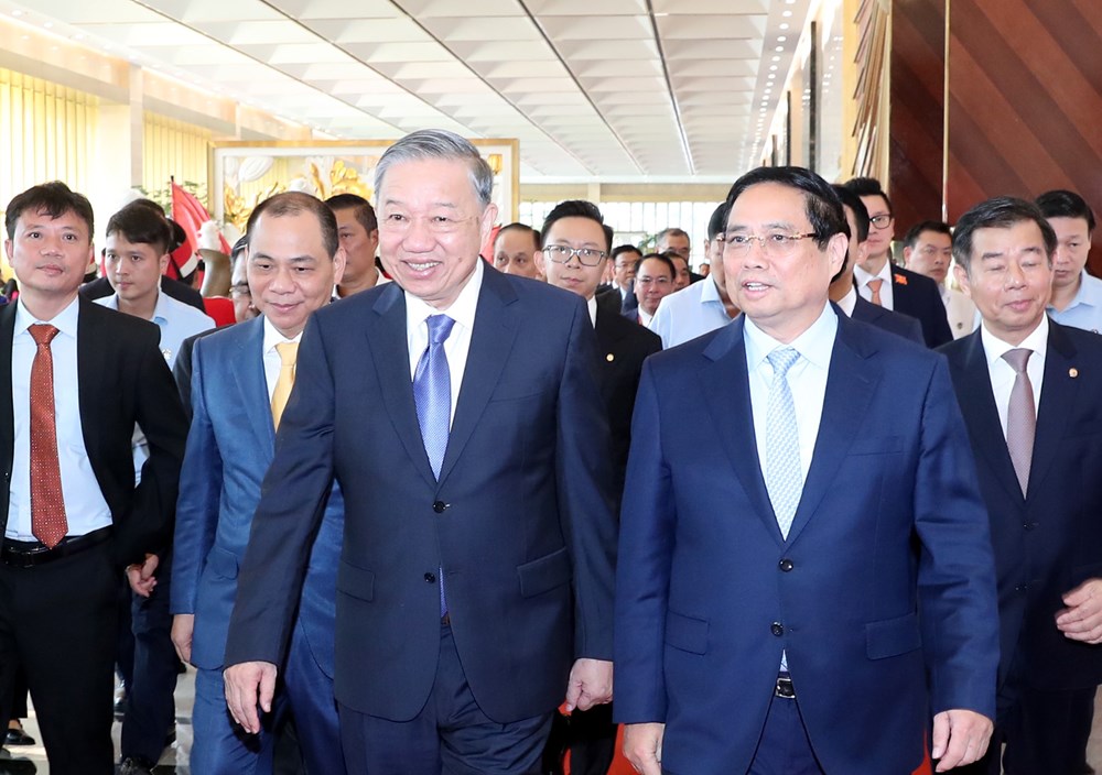 Tổng Bí thư Tô Lâm dự Lễ khai mạc Triển lãm Thành tựu đất nước