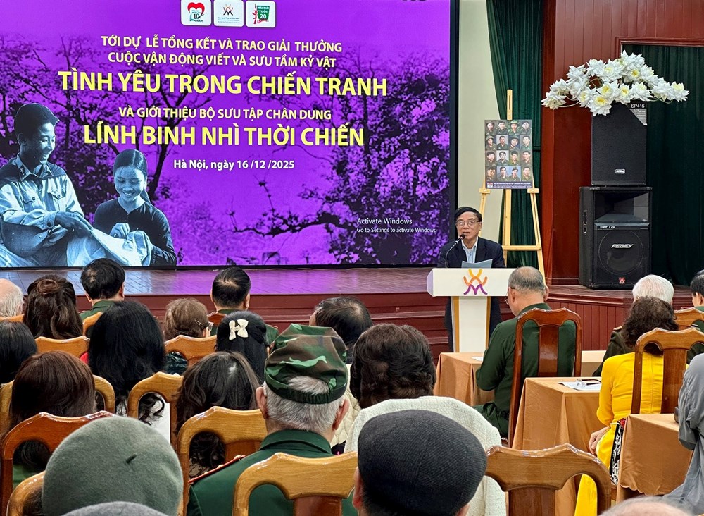 Vinh danh 8 tác phẩm kể chuyện “Tình yêu trong chiến tranh“